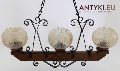 góralski żyrandol z dawnych lat