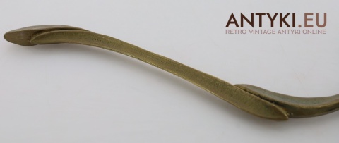 Masywne mosiężne wieszaki retro – ozdobne luksusowe wieszaki vintage