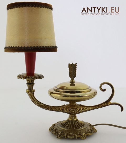 lampka stołowa vintage z epoki