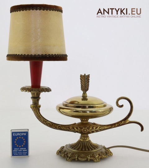 mała stylowa lampka stołowa vintage