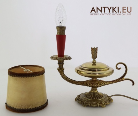 barokowa lampka stołowa ze skrytką