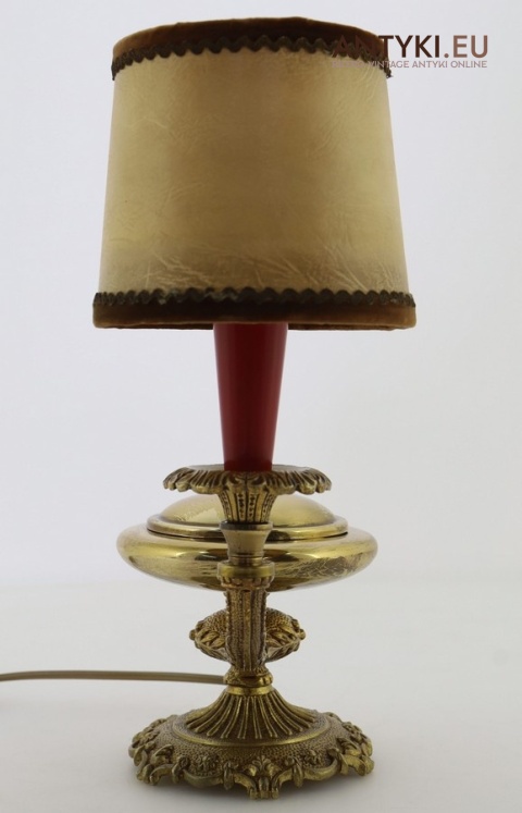 zabytkowa lampka stołowa dekoracyjna