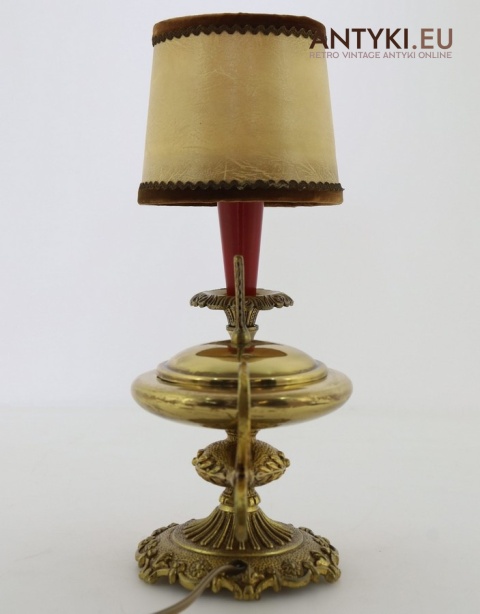 klasyczna lampka stołowa z epoki