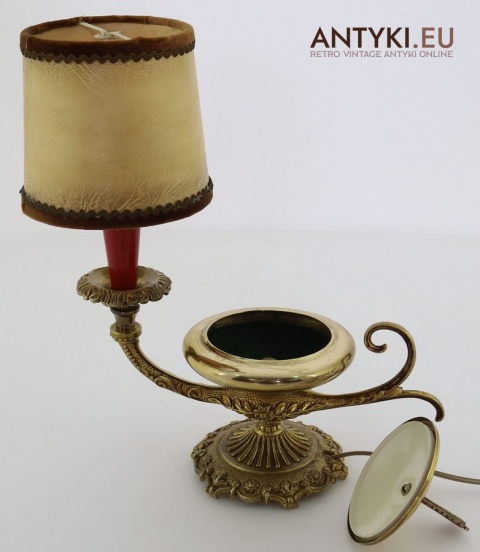 lampka antyczna ze skrytką