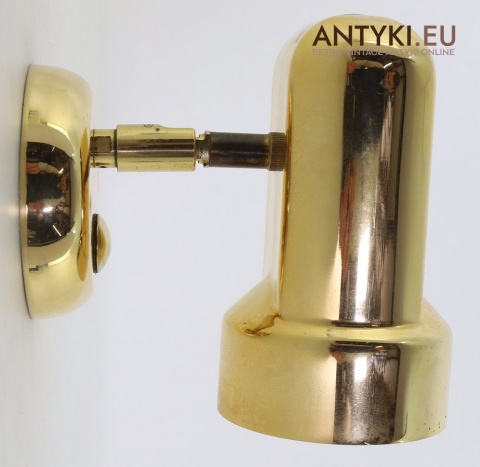 kinkiet retro regulowany mosiądz