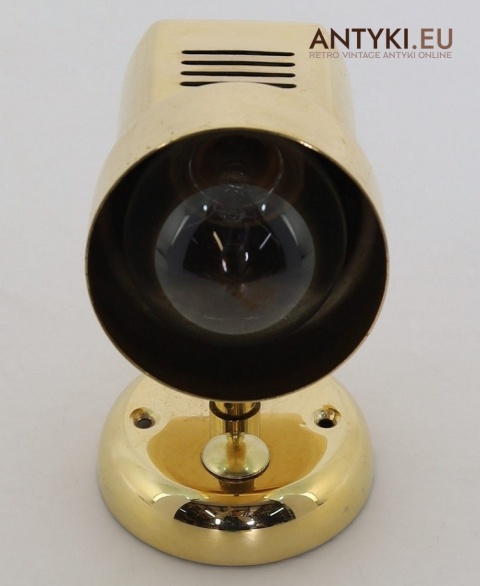 dekoracyjny kinkiet mosiężny vintage