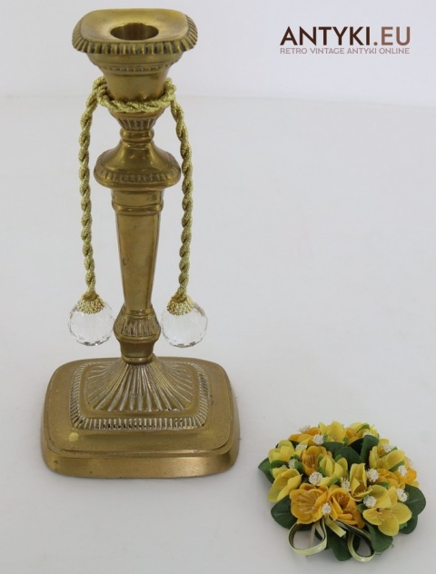 świeczniki kolumnowe retro neoklasyczne