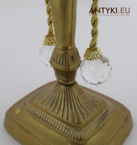 para świeczników z mosiądzu styl klasyczny