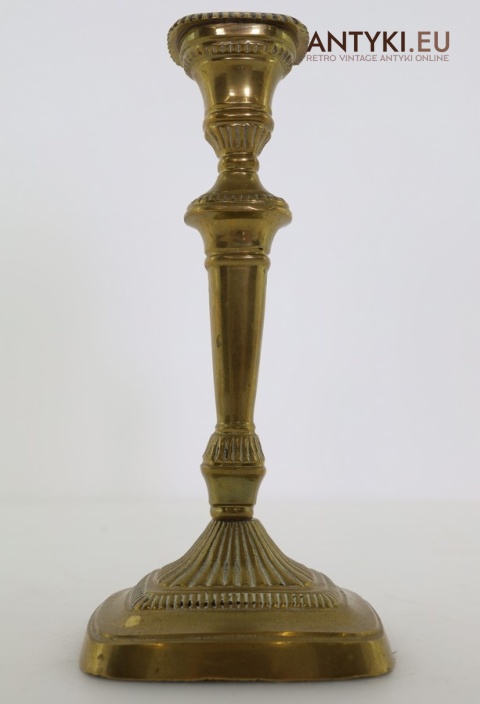 stare świeczniki mosiężne z francji retro