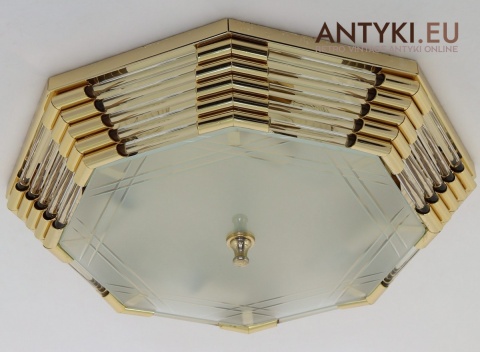 elegancki plafon retro w stylu art deco