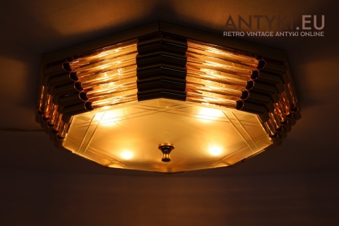 oświetlenie sufitowe w stylu art deco z Niemiec