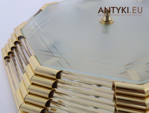 stylowa lampa sufitowa art deco z epoki