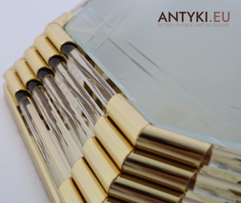 art deco plafon vintage ośmiokątny z Niemiec