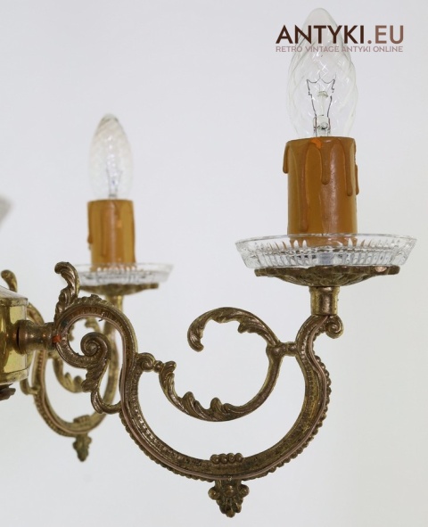 kryształowe talerzyki bobeche bez uszkodzeń