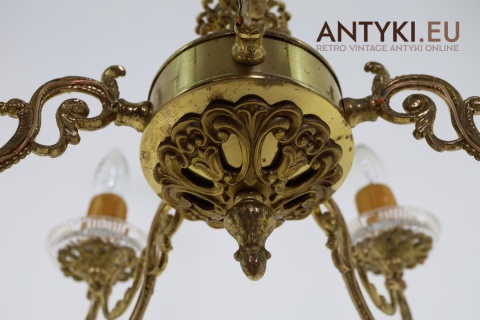 stylowe oświetlenie retro mosiądz patyna