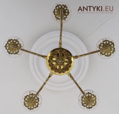 elegancki żyrandol vintage do domu i apartamentu