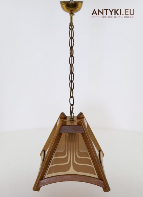 stylowa lampa wisząca vintage z francji