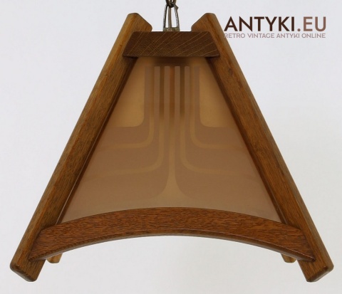 stylowe oświetlenie vintage mid century z francji