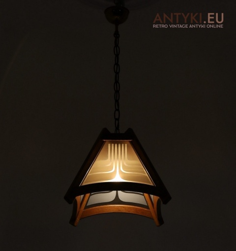 rustykalna lampa wisząca