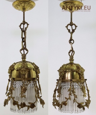 Antyczna lampa secesyjna retro z epoki – muzealne lampy vintage