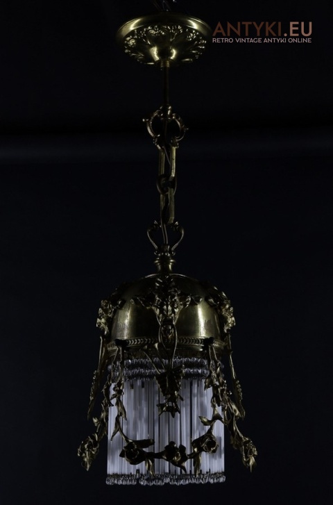 secesyjna lampa wisząca