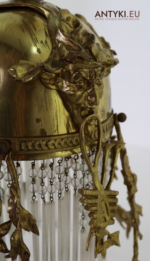 lampa wisząca secesyjna średnica 25 cm vintage