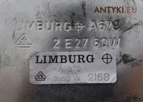 limburg sygnowanie lampy