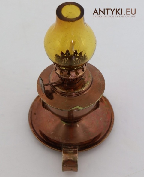 mini lampka naftowa retro