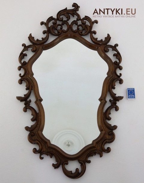 barokowe eleganckie lustro z epoki do klasycznego wnętrza