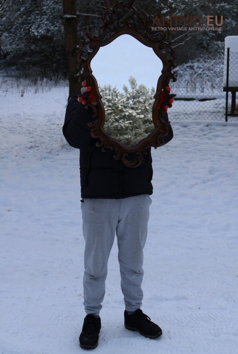 kolekcjonerskie lustro antyczne w idealnym stanie