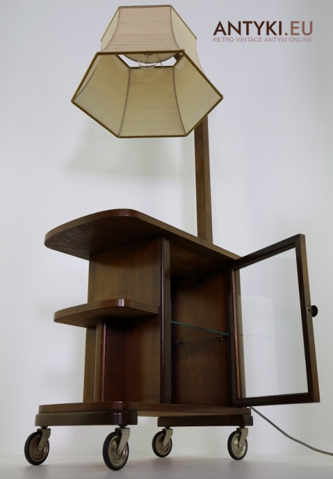 regulowany abażur góra dół w lampie vintage