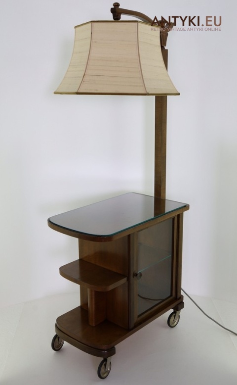 lampa stolik mid century