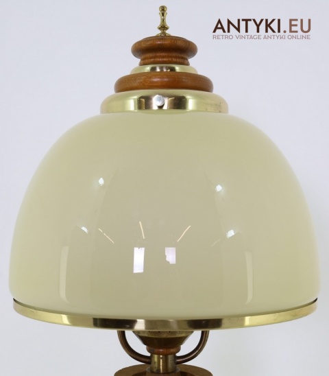 kremowy klosz ecru kość słoniowa vintage