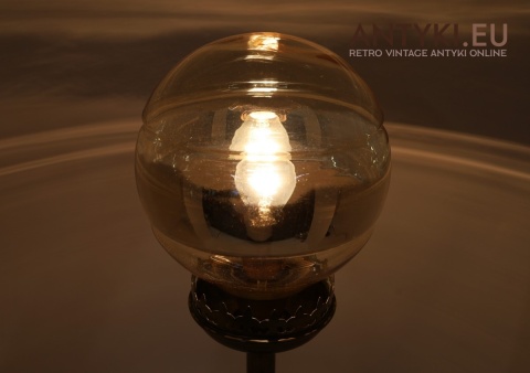 szklany klosz kula dekoracyjny pasek lustrzany