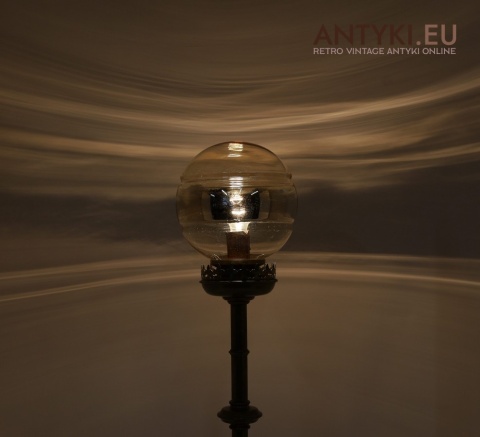 lampa stołowa mosiężna patyna naturalna