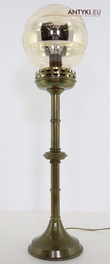 klasyczna kolumnowa podstawa lampy ok. 1900