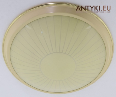 antyczny plafon sufitowy szklany