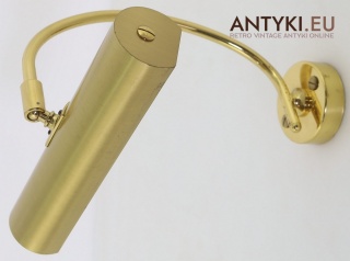 Retro stylowy kinkiet mosiężny vintage – antyczne oświetlenie obrazów i luster