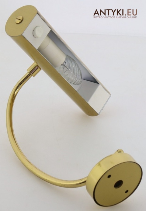 galeryjny kinkiet vintage do obrazu