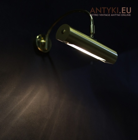 mosiężny kinkiet ścienny retro