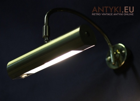 zabytkowy kinkiet mosiężny do obrazów