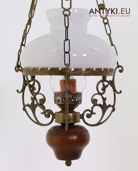 sufitowa lampa rustykalna z Austrii