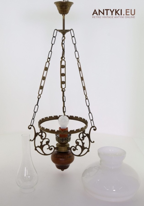 stylowa lampa wisząca do chaty