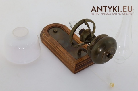 antyczne oświetlenie rustykalne