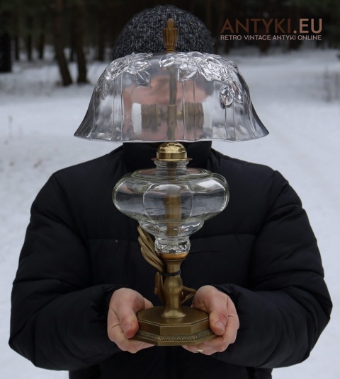 unikatowa lampa stołowa