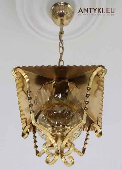 wisząca lampa retro do ganku