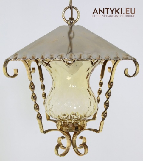lampa wisząca z epoki