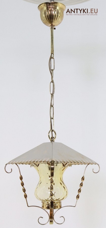 starodawna lampa wisząca do holu