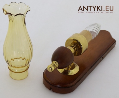 stylowe kinkiety retro do korytarza