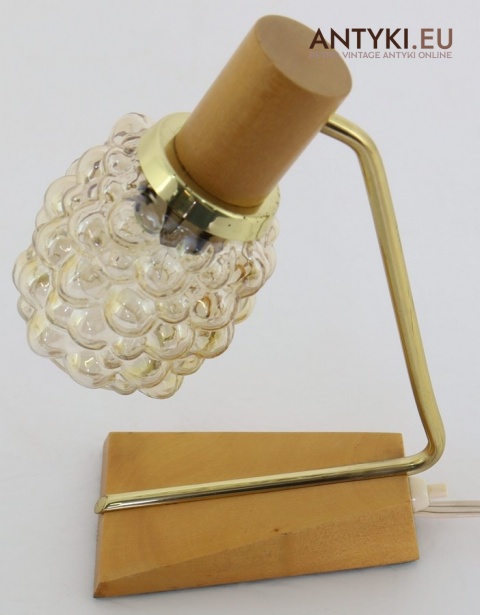 lampka stołowa vintage z epoki